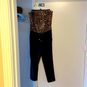 Leopard print jumpsuit by Express  size S.
